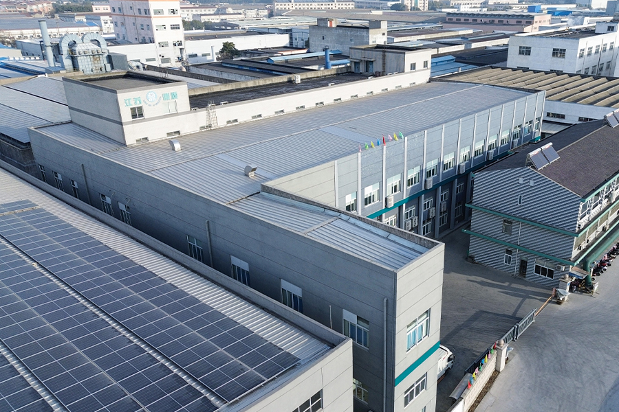 نمای بیرونی کارخانه